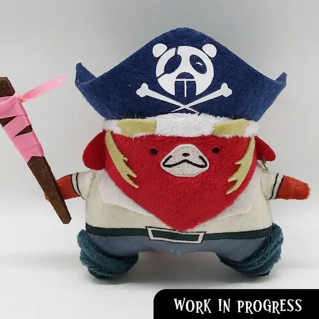 Party Panda Pirates - Panda Plushie