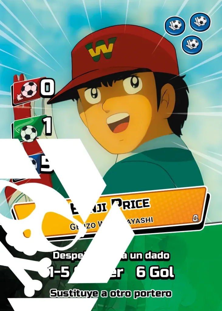 Campeones, Oliver y Benji. El juego de Cartas. Desafío Otomo (Benji)